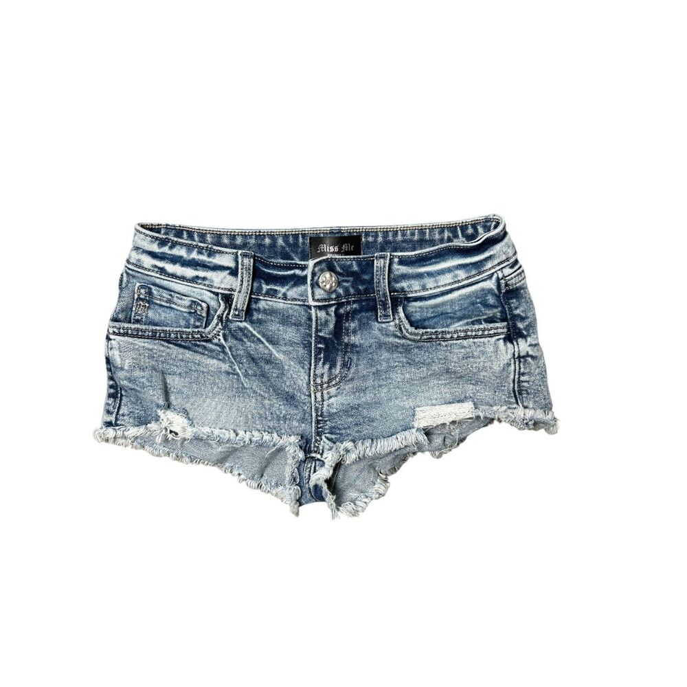 Miss Me premium low rise denim cutoff shorts 24